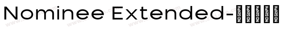 Nominee Extended字体转换